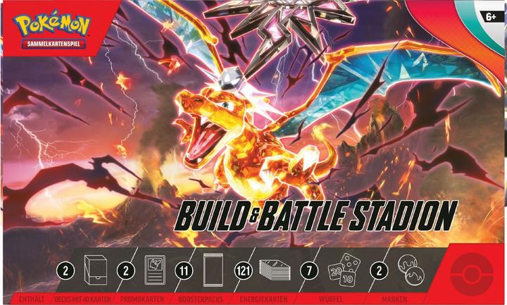Actual product image Pokémon KP03 Build & Battle Stadium (German, Build & Battle Box)