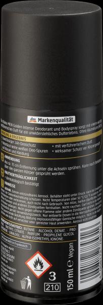 Image du produit dm Balea MEN Déodorant en spray Golden Intense (Spray, 150 ml)