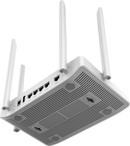 Produktbild Grandstream GWN-7052 wireless router Gigabit Ethernet Dual-band ( / ) White