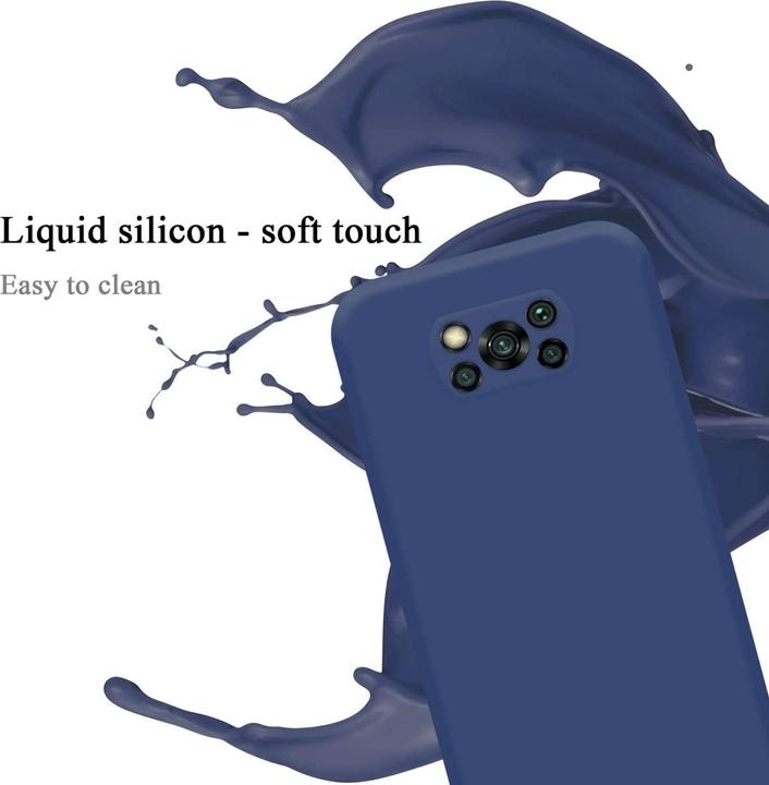Actual product image Cadorabo Bumper Case for Xiaomi POCO X3 NFC TPU Liquid Silicone Cover for Xiaomi POCO X3 NFC (Xiaomi Poco X3 NFC)