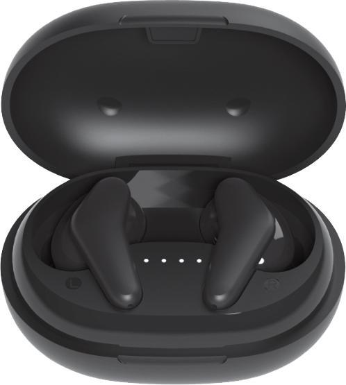 Actual product image Vivanco Bluetooth Headphones + Charging Box, Black (No noise cancelling, 12 h, Wireless)