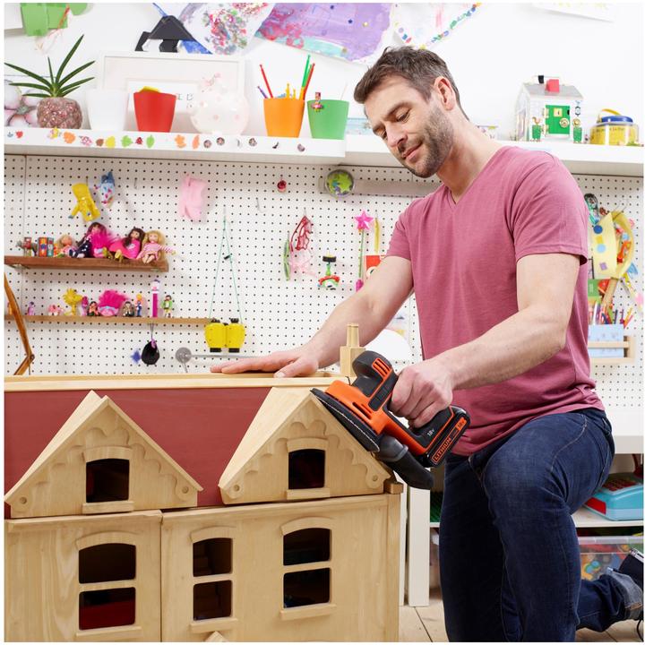 Image du produit Black & Decker BDCDS18NXJ (Plateau de ponçage triangulaire, 18 W)
