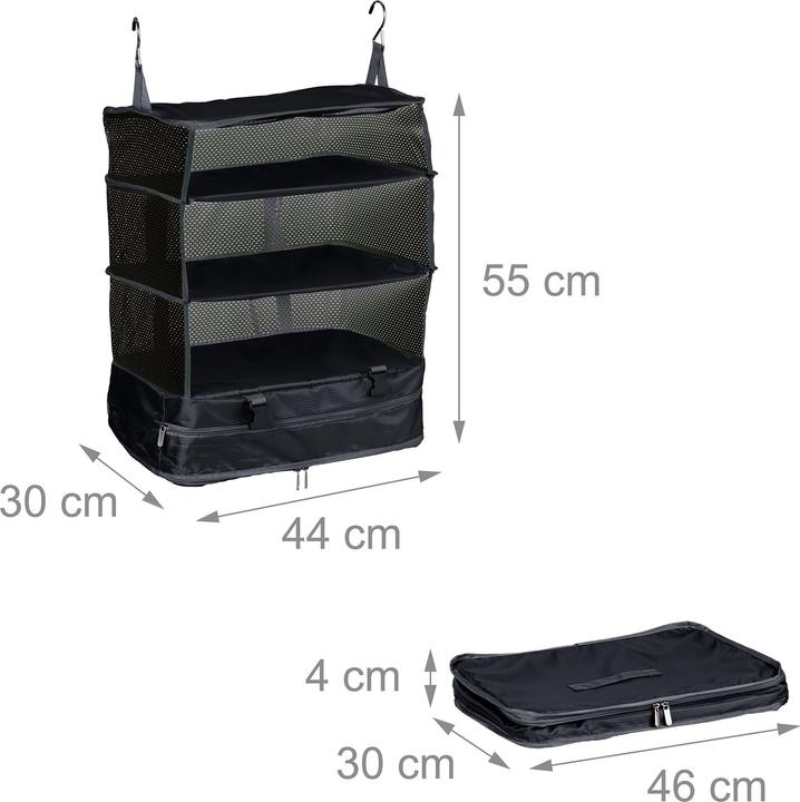 Actual product image Relaxdays Luggage organizer