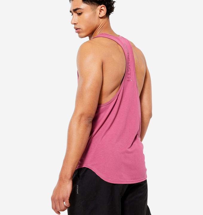 Actual product image Domyos Top men's stringer - pink
