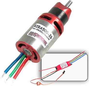 Produktbild Kontronik Elektromotor Drive 550 (Kira 500-26 6,7:1 + KOBY 55LV)