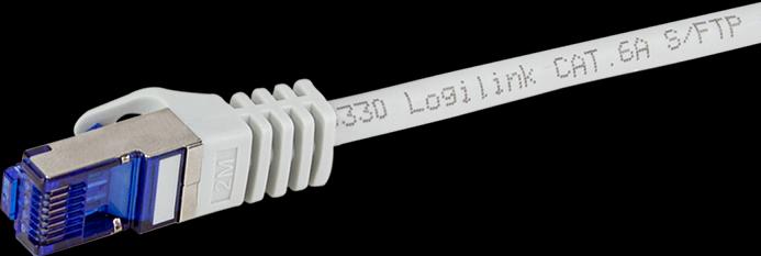 Image du produit LogiLink Câble de raccordement Ultraflex, Cat.6A, S/FTP, 2.0 m, gris avecCat.7 raw cable, extra flexible & (S/FTP, CAT6a, 2 m)