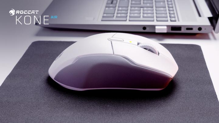 Image du produit Roccat souris sans fil Kone Air, blanc (ROC-11-452-05) (Sans fil)