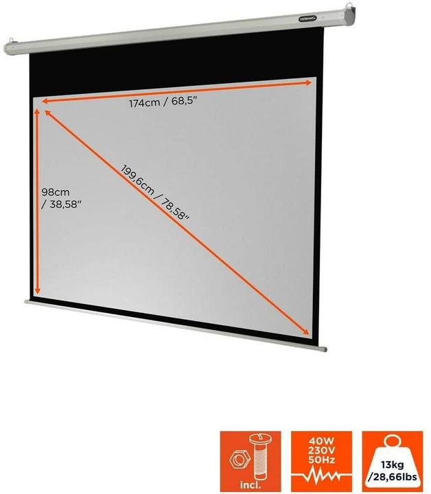 Produktbild Celexon Motor Economy, Leinwand, 16:9 (80.71", 16:9)
