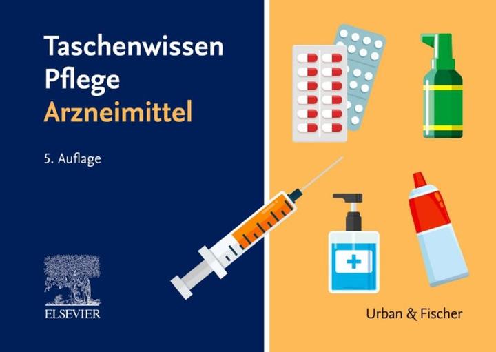 Immagine prodotto Taschenwissen Pflege Arzneimittel (Tedesco, Elsevier GmbH, 2024)