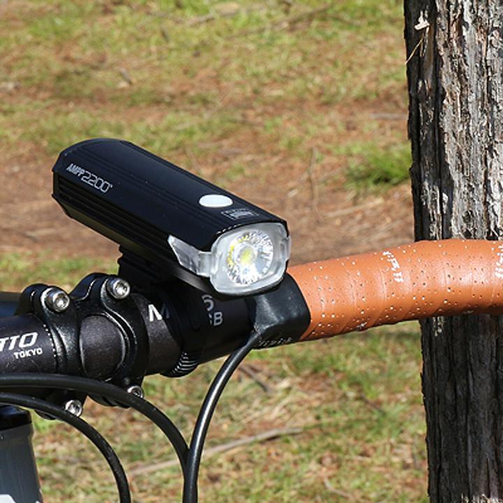Produktbild CatEye AMPP2200 Scheinwerferrad - Fahrradbeleuchtung max.2200 Lumen -Markendauer 1 bis 60 Stunden -U (2200 lm)