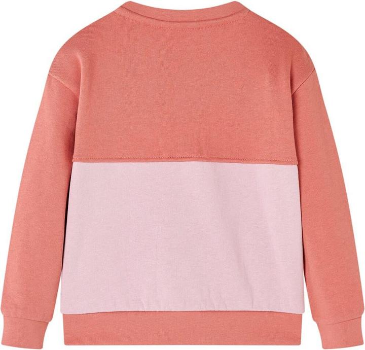 Produktbild VidaXL Kinder-Sweatshirt mit Farbblock Rosa 92,Material: 80 (92)