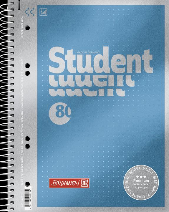 Actual product image RING BINDER A5 4-L.DOTTED 80B SPIRAL (A5, Dotted)