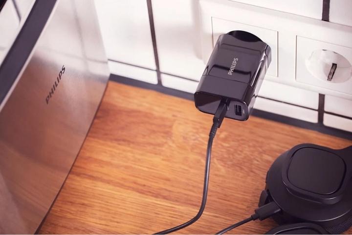 Produktbild Philips 1 USB-A + USB C, 30W (PD, QC) EU Plug (30 W)
