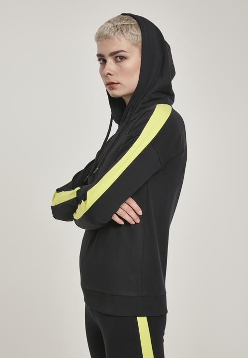 Produktbild Urban Classics Ladies Neon Shoulder Stripe Hoody (XS)
