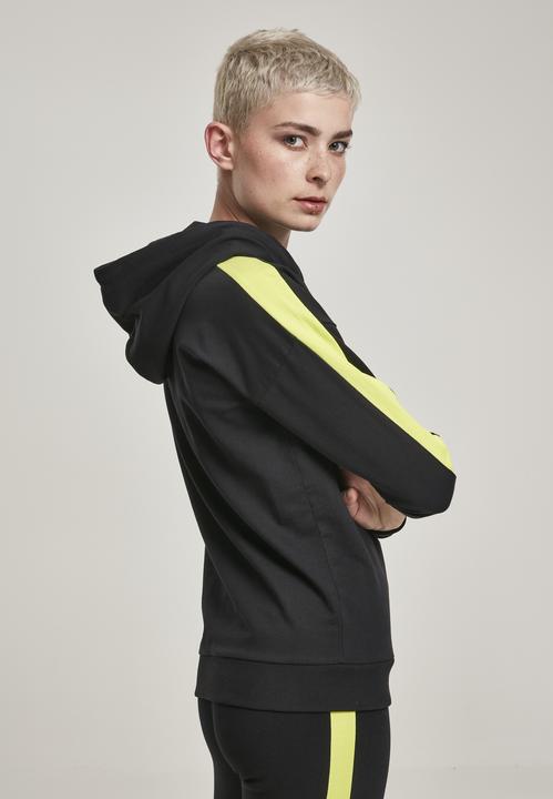 Produktbild Urban Classics Ladies Neon Shoulder Stripe Hoody (XS)