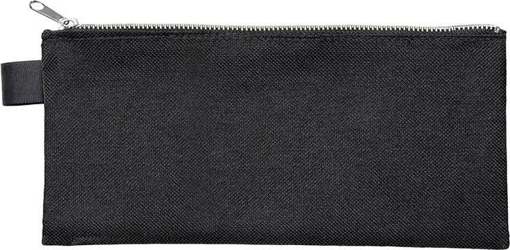 Veloflex Borsa con zip DIN lunga nera/argento (DL, 1 x)