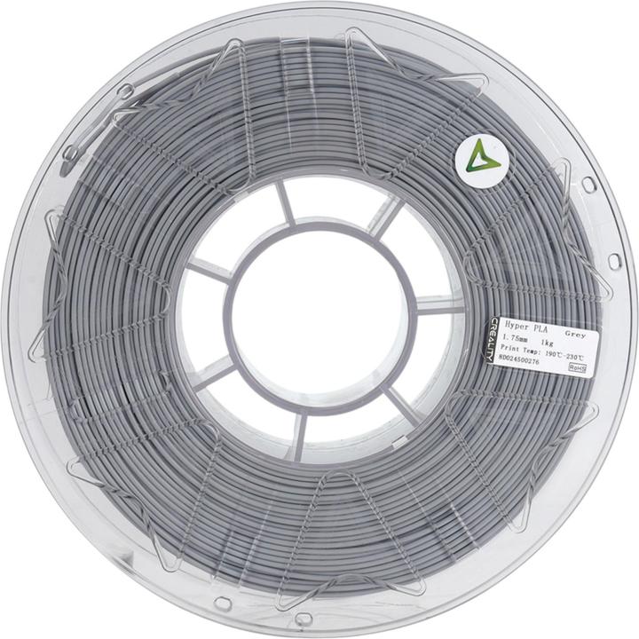 Actual product image Creality Filament PLA Hyper RFID Grau 1.75 mm 1 kg (PLA, 1.75 mm, 1000 g, Grey)
