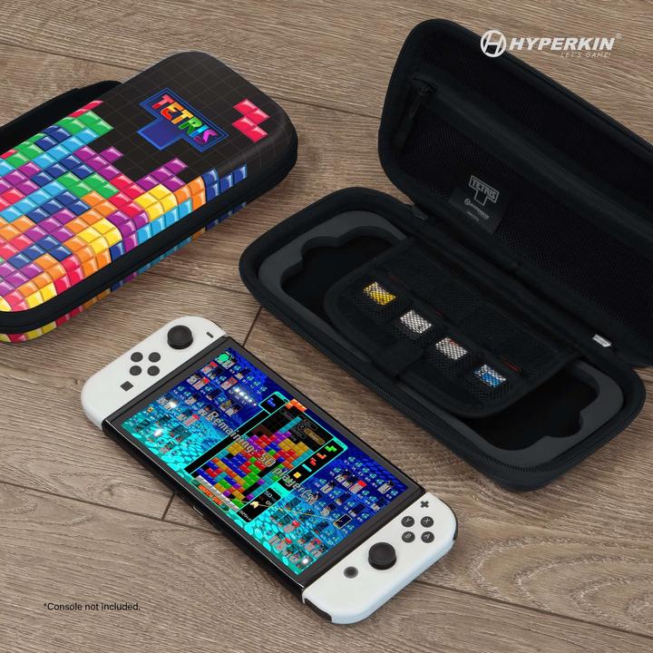 Actual product image Hyperkin Tetris Eva Hard Shell Carrying Case - Tetrimino Stack (Switch, Switch Lite, Switch OLED)
