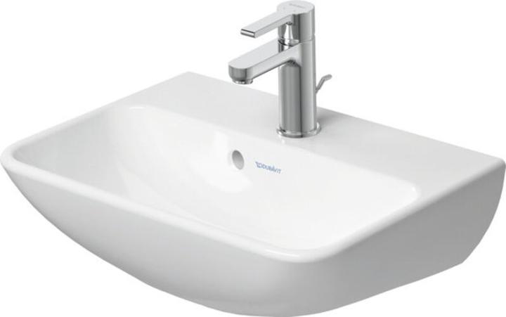 Image du produit Duravit Lave-mains ME by Starck m ÜL m HLB 450x320mm 1 HL blanc satiné (320 mm, 450 mm)