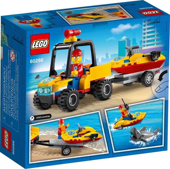 Image du produit LEGO Quad de sauvetage sur la plage (60286, LEGO City)