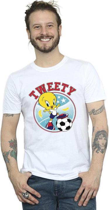 Produktbild Looney Tunes Tweety Football Circle TShirt (L)