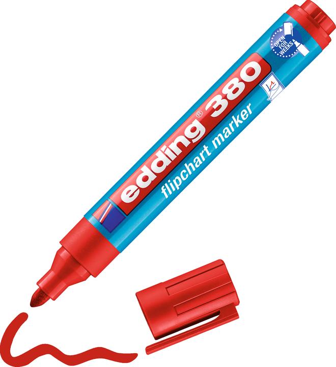 Produktbild Edding Flipchart Marker 380 (Rot, 3 mm, 1 x)