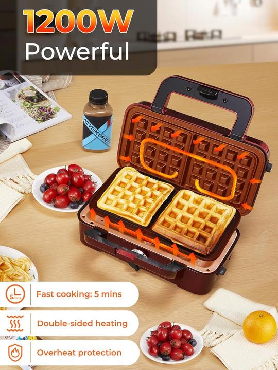 Immagine prodotto Housnat Sandwichmaker mit Waffel- und Grillfunktion
