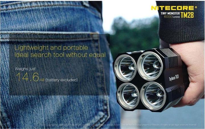 Actual product image Nitecore TM28 - 6000 lumen (14.20 cm, 6000 lm)