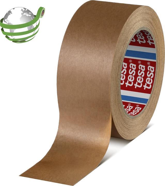 tesa Verpackungsklebeband Papier pack® 4713 weiss Länge 50 m Breite 75 mm (75 mm)