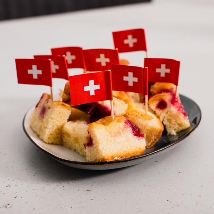 Actual product image Fiesta Switzerland mini flag sticks