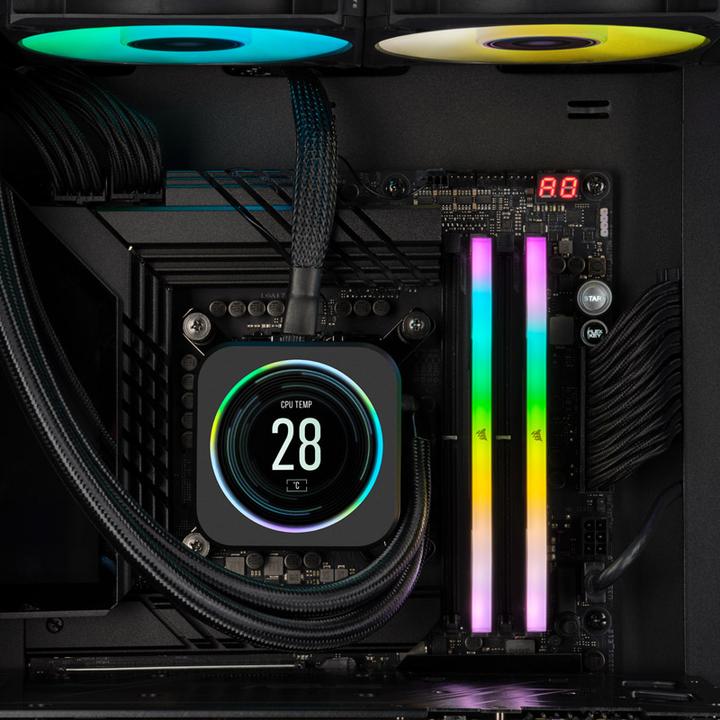 Image du produit Corsair Vengeance RGB (2 x 16GB, 7000 MHz, RAM DDR5, DIMM)