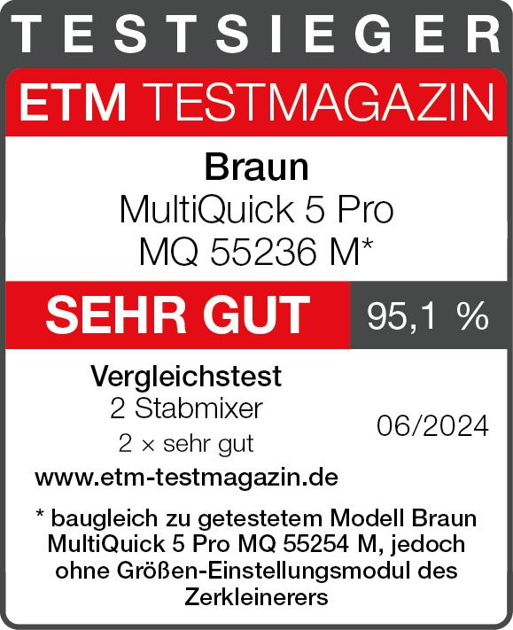 Nährwerte und Zutaten Braun MultiQuick 5 Pro