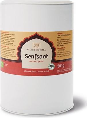 Actual product image Classic Ayurveda Mustard seed, brown, whole, organic - large (500 g)
