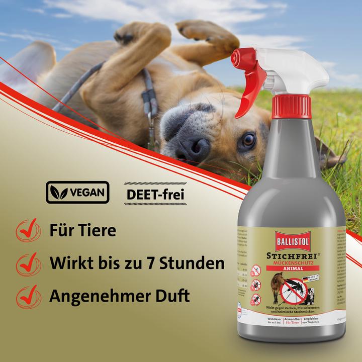 Produktbild Ballistol Stichfrei Animal, Pumpspray 100 ml (Katze, Hund, Pferd, 100 ml)