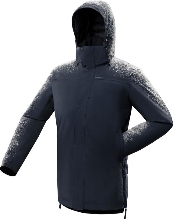 Produktbild Quechua Parka Winterjacke Herren warm bis -10 °C wasserdicht Winterwandern - SH500 blau (XL)