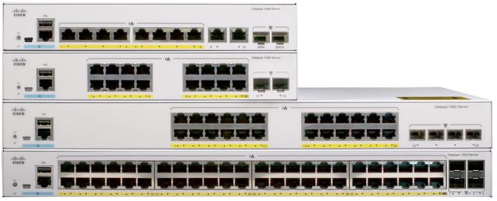 Image du produit Cisco PoE+ Switch C1000-16P-E-2G-L 16 Port (16 Ports)