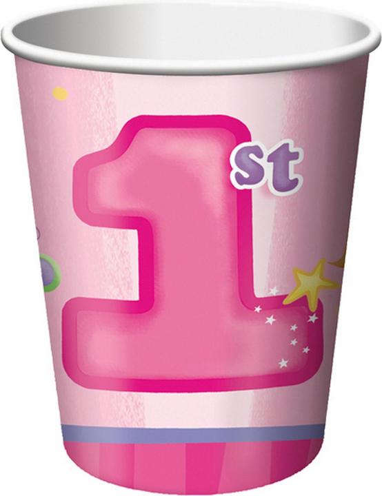 Image du produit Creative Party Fun At 1 Gobelets en carton avec inscription 1st 8 pièces (8 x)