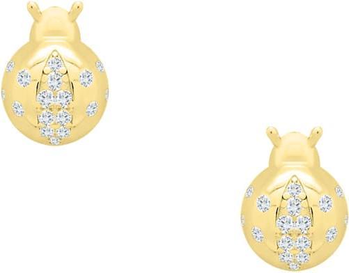 Image du produit Candy Clou d'oreille coccinelle, argent sterling 925, plaqué or (Argent sterling 925, Plaqué or 18k)