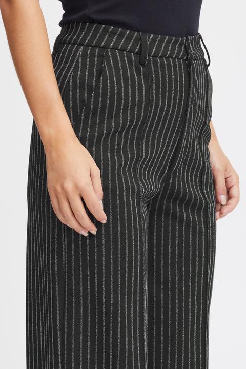 Actual product image Pulz Jeans Pulz - PZKIRA LUREX HW Pants Wide Leg - Trousers - 50207741 (XL)