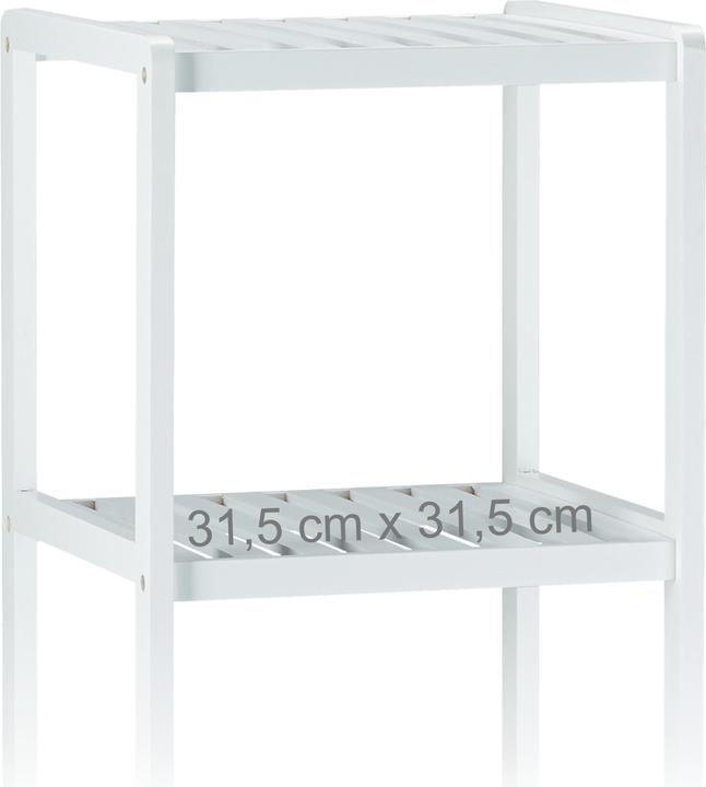 Immagine prodotto Relaxdays Mensola da bagno in bambù (34,5 x 33 x 139,5 cm)