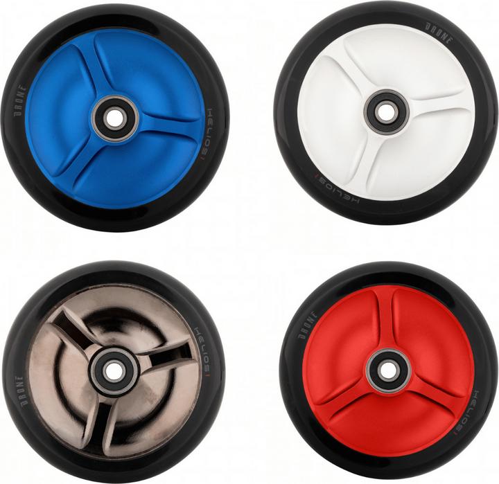 Actual product image Root Industries Root Honeycore Black 110mm Pro Scooter Wheels Neochrome