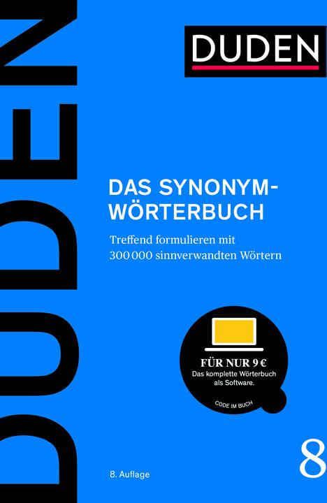 Produktbild Duden – Das Synonymwörterbuch (Deutsch, Dudenredaktion, 2024)