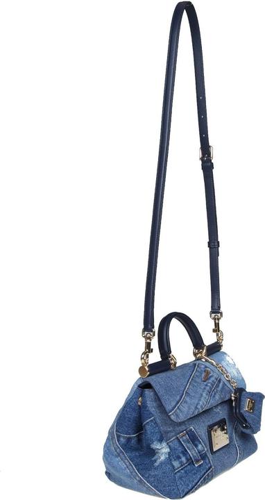 Immagine prodotto Dolce & Gabbana small sicily bag in denim patchwork