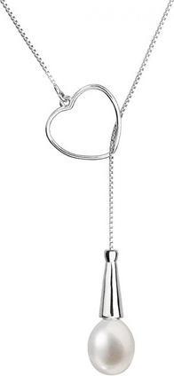 Produktbild Evolution Group Silver Necklace With Right Pearl Pavon 22026.1 (L)