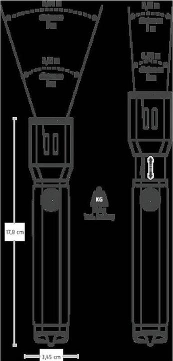Produktbild Abus Taschenlampe TL517 (17.80 cm, 450 lm)