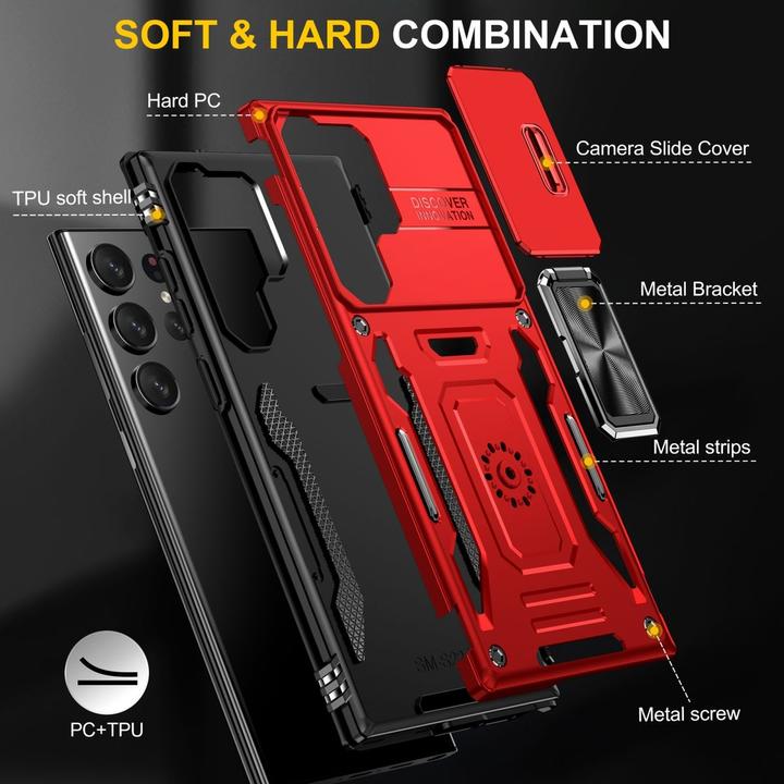 Produktbild Amazon Hülle für Samsung Galaxy S24 Ultra 5G Schutz Handy Case Cover Kamera Etui Bumper (Samsung Galaxy S24 Ultra)