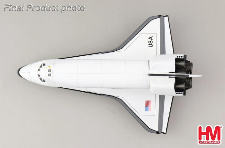 Actual product image Hobby Master Space Shuttle Enterprise Edward Air Base 1977, metal model 1:200 HL1408.