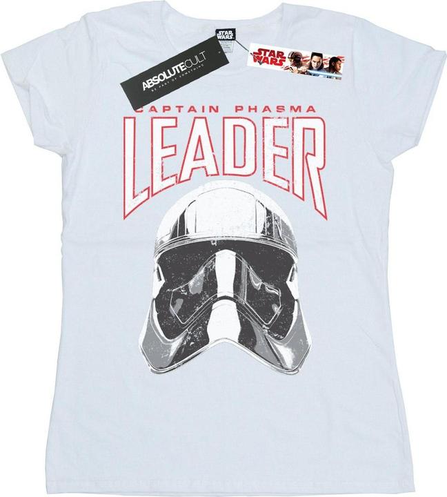 Actual product image Star Wars Womens/Ladies The Last Jedi Leader Helmet Cotton T-Shirt (M)