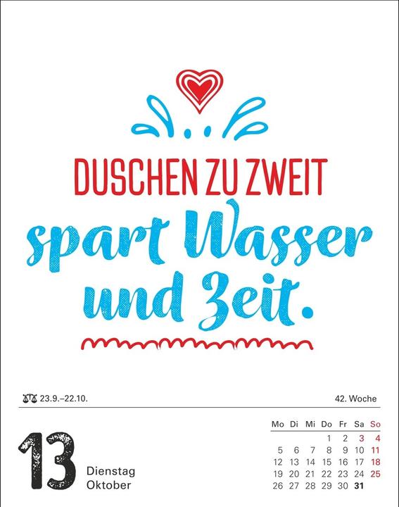 Actual product image Harenberg Lange Rede kurzer Gin Tagesabreisskalender 2026 - Der Sprüche-Kalender (11 x 14 cm, German)