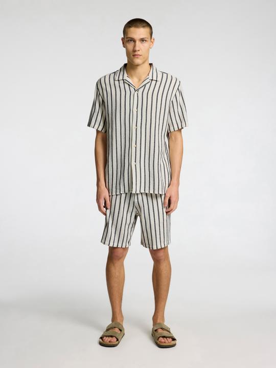 Produktbild Selected Homme Gestreifte Kurzarmhemd (XL)